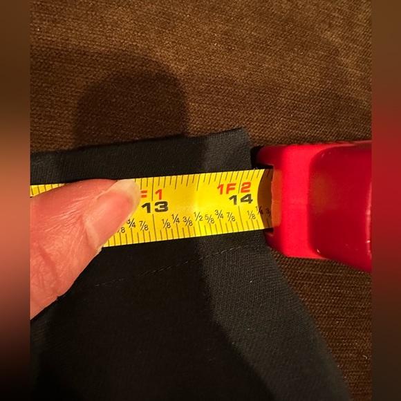 Dana Buchman Black Plain Midi Skirt Zipper In Back SZ P10 Great Condition - Picture 11 of 11